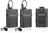 Boya Digital Wireless Microphone Kit 2, Wm4 Pro-K2, Black, B081NMSCYJ