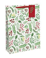 Homesmiths Christmas Foliage Bottle Bag