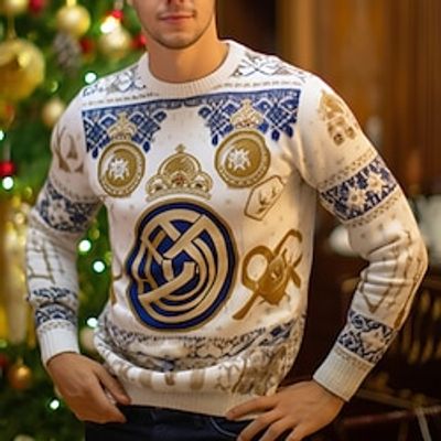 Totem Retro Vintage Men's Knitting Print Pullover Sweater Jumper Knitwear Outdoor Daily Vacation Long Sleeve Crewneck Sweaters Beige Fall Winter S M L Sweaters Lightinthebox Totem Retro Vintage Men's Knitting Print Pullover Sweater Jumper Knitwear Outdoor Daily Vacation Long Sleeve Crewneck Sweaters Beige Fall Winter S M L Sweaters Lightinthebox