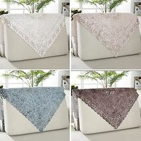 Embroidery Sofa Backrest Cover, Couch Towel Cover for Armrest, Sectional Sofa Cover, Slipcovers For Love Seat, L Shaped, Arm Chair Protector(Not Sold By A Set) miniinthebox - thumbnail