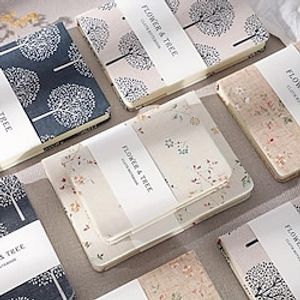 Cross-Border Cloth Notebook Hand Account Book Cloth Printing Notepad Student Diary Hard Surface Super Thick Book miniinthebox