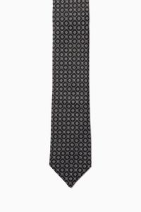 Jacquard Geometric Tie in Silk