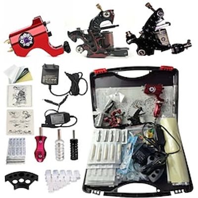 BaseKey Professional Tattoo Kit Tattoo Machine - 3 pcs Tattoo Machines, Professional  Kits Aluminum Alloy 16 W Rotary Tattoo Machine  Coil Tattoo Machine Lightinthebox