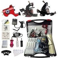 BaseKey Professional Tattoo Kit Tattoo Machine - 3 pcs Tattoo Machines, Professional  Kits Aluminum Alloy 16 W Rotary Tattoo Machine  Coil Tattoo Machine Lightinthebox - thumbnail