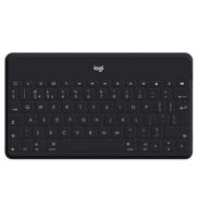 Logitech Keys-To-Go Wireless Bluetooth Keyboard For iPhone, iPad, Smartphone, Tablet, Android, Windows, Apple T, Ultra-Thin, Ultra-Light, Short-Cut Keys - Black