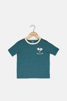 Girls Short Sleeve Tee  Teal - thumbnail