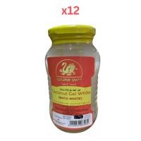 Golden Swan Sweet Coconut Gel White Nata De Coco 340G Pack of 12