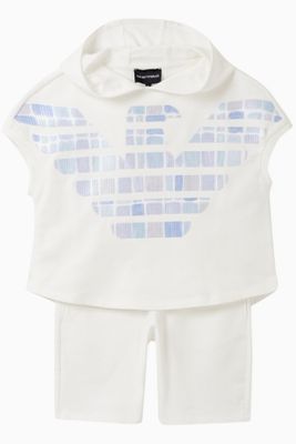 EA Eagle Mosaic Sweatshirt & Shorts Set EA Eagle Mosaic Sweatshirt & Shorts Set