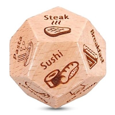 Anniversary Date Night Gifts, Anniversary for Her Him Girlfriend Boyfriend Date Night Birthday Valentine Gifts Anniversary Wedding Wife Husband Couples Food Dice Decision Decider Lightinthebox