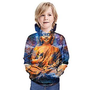 Kids Boys' Hoodie  Sweatshirt Long Sleeve Graphic Unisex Print Purple Children Tops Summer Active Regular Fit 3-13 Years Lightinthebox