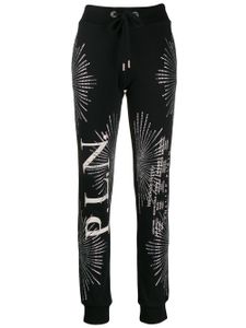 Philipp Plein embellished track trousers - Black
