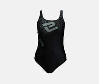 Womens Marnyl Hig One Piece  Black - thumbnail