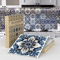 24pcs Reinforced Self-Adhesive Thickened Material Wall Stickers Peel And Stick Wallpaper Self-Adhesive Suitable For Cabinets Tables Chairs And Kitchen Bathrooms Waterproof Easy To Use And Oil-Pr Lightinthebox - thumbnail