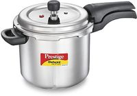 Prestige Svachh Deluxe Alpha 5.5 Litre Stainless Steel Outer Lid Pressure Cooker, MPD20251