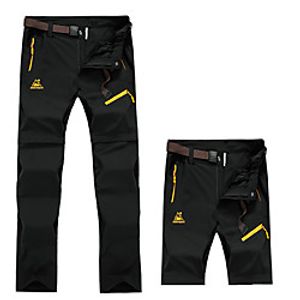 Men's Hiking Pants Trousers Convertible Pants  Zip Off Pants Patchwork Summer Outdoor Quick Dry Breathable Wear Resistance Zipper Pocket Pants  Trousers Black Army Green Khaki Hunting Fishing Lightinthebox