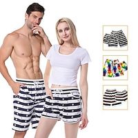Men's 2 PCS Swimwear Couple's Polyester Breathable Soft Pattern Mid Waist 2 Pack-A 2 Pack-B Lightinthebox - thumbnail