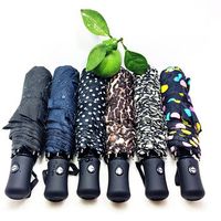 Automatic 8 Ribs Windproof Folding Umbrella