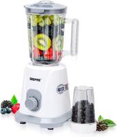 Geepas 2-in-1 Blender, Multifunctional Mixer Grinder, White - GSB44083