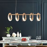 LED Pendant Light Circle Ring Design 80cm Island Light Acrylic LED Nordic Style Lightinthebox - thumbnail