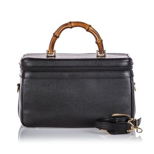 Bamboo Leather Vanity Bag