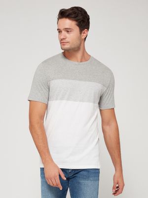 Stripe Short Sleeve Crewneck T-Shirt