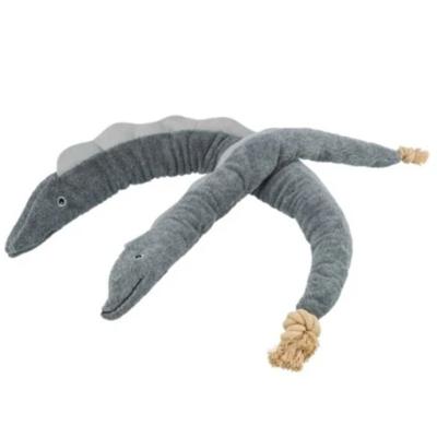 Trixie Be Nordic Eel Karl Dog Toy - Grey 75Cm