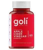 Goli World's First Apple Cider Vinegar Dietary Supplement, 60 PCS