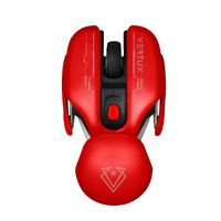 Vertux Glider High Performance Ergonomic Wireless Gaming Mouse upto 1600 DPI Red - OX4346