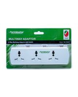 Terminator 6 Way Universal Multiway Adapter 3 Switches. Terminator 6 Way Universal Multiway Adapter 3 Switches.