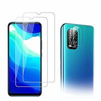 aimok armored glass protective film compatible with xiaomi mi 10 lite, 2 pieces of armored glass display protective film  2 pieces of camera lens armored glass film [9h hardness] [scratch resistance] Lightinthebox - thumbnail