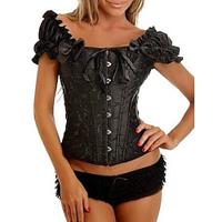 Rococo Punk Gothic Medieval Steampunk Lingerie Underbust Corset Bustier Bodyshaper Women's Halloween Wedding Wedding Guest Corset Lightinthebox