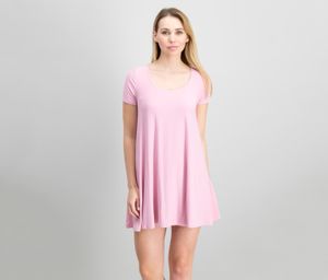 Juniors Trapeze T-Shirt Dress  Orchid Smoke