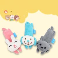For Pet Coral Fleece Chew Toy For Cats - Gray