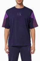 Multicolour T-Shirt in Cotton Jersey - thumbnail