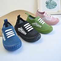 Boys and Girls Sneakers Baby Shoes Sports  Outdoors Comfort First Walkers Knit Sporty Look Toddler(9m-4ys) Home Daily Running Shoes LeisureSports Braided Strap Blue Pink Green Lightinthebox - thumbnail