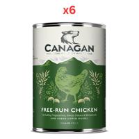 Canagan Free Run Chicken Wet Dog Food 400g (Pack of 6)