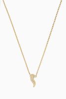 Arabic M Letter Diamond Necklace in 18kt Yellow Gold Arabic M Letter Diamond Necklace in 18kt Yellow Gold