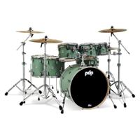 PDP Concept Maple 7-Piece Drum Shell Pack - Satin Seafoam (Without Cymbals) - thumbnail