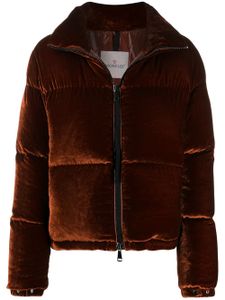 Moncler high-neck padded jacket - Brown