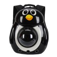 Woofy Penguin Transparent Capsule Pet Travel Backpack For Cat & Dogs