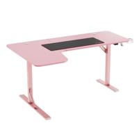 WJ Coolman L Shaped Gaming Desk 903 RGB Pink