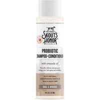 Skouts Honor Probiotic Shampoo Plus Conditioner Dog Of The Woods Grooming 475Ml