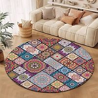 Mandala Round Area Rug Kitchen Mat Non-Slip Oil Proof Floor Mat Livingroom Rug Indoor Outdoor Mat Bedroom Decor Bathroom Mat Entrance Rug Door Mat Lightinthebox - thumbnail