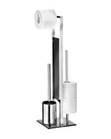 Wenko Freestanding Rivalta Stainless Steel Toilet Brush 18 x 23 x 70 cm Multicolor