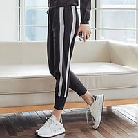 Women's Sweatpants Jogger Pants Side-Stripe Pocket Stripes Sport Athleisure Pants  Trousers Pants Bottoms Moisture Wicking Quick Dry Breathable Soft Comfortable Everyday Use Casual Daily Outdoor Lightinthebox - thumbnail