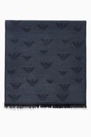 Eagle Monogram Scarf in Wool - thumbnail