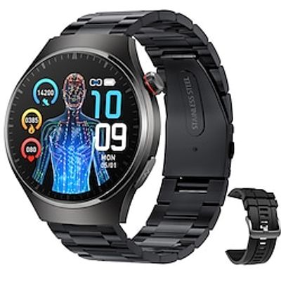 iMosi MT200 Smart Watch 1.43 inch Smartwatch Fitness Running Watch Bluetooth ECGPPG Temperature Monitoring Pedometer Compatible with Android iOS Women Men Long Standby Hands-Free Calls Waterproof IP Lightinthebox