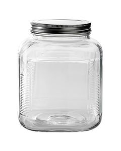 Anchor Hocking 1 Gallon Cracker Jar with Brushed Metal Lid