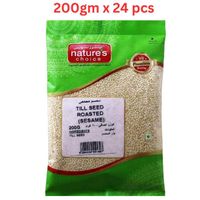 Natures Choice Till Sesame Seed Roasted, 200 gm Pack Of 24 (UAE Delivery Only)