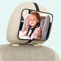 Adjustable Wide Car Rear Seat Mirror Baby/Child Seat Car Safety Mirror Monitor Square Safety Car Baby Mirror Car Interior Lightinthebox